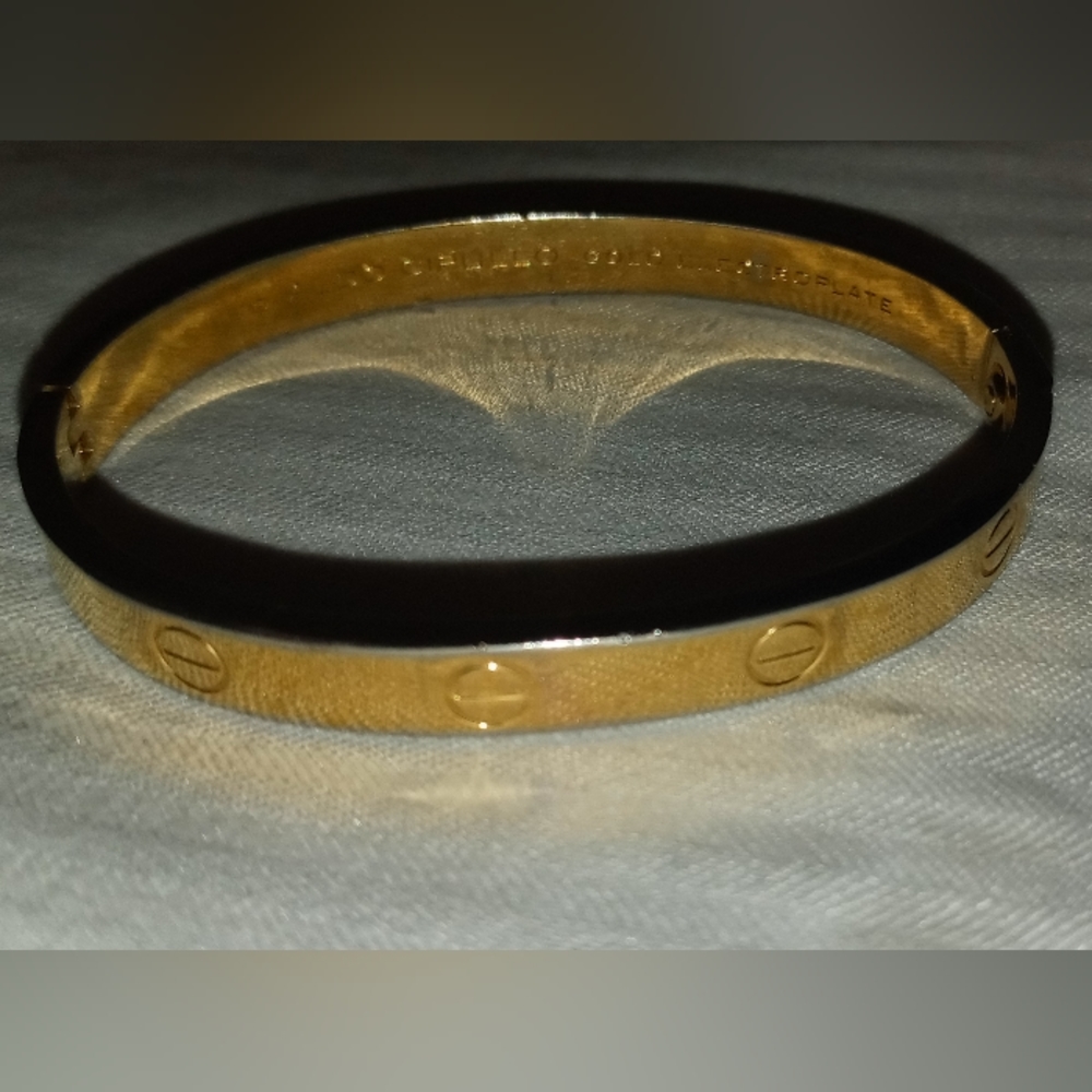 Aldo Cipullo VTG Cartier Vintage 1970 Charles Revson Love Bracelet - Picture 10 of 13
